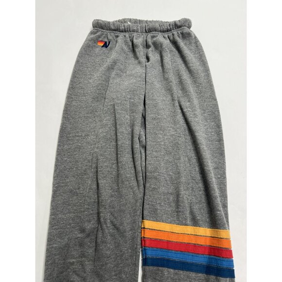 Aviator Nation Rainbow Stitch Sweatpants in Heather - Picture 4 of 7